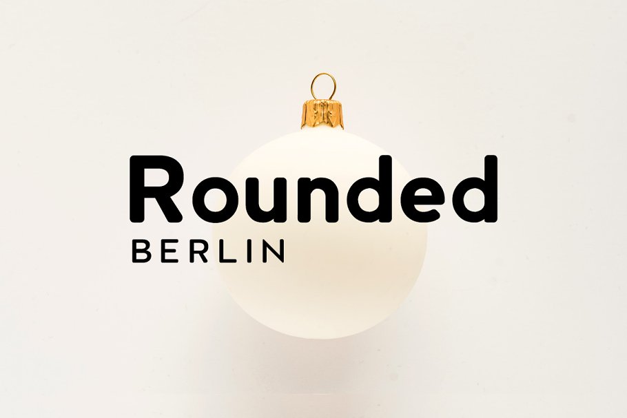 Пример шрифта Berlin Rounded